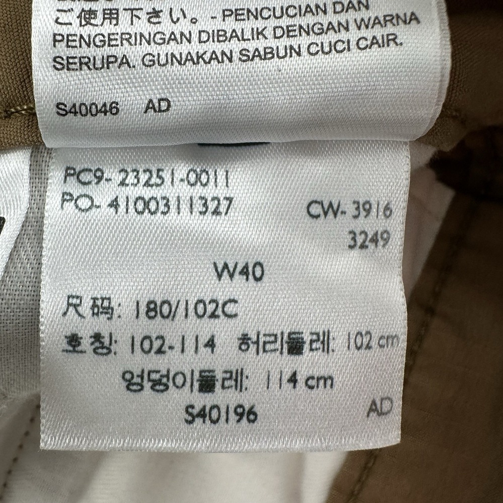 Levi's Ripstop Cargo Shorts Mens 40x10 Brown Khaki Military Skater White‎ Tab - Picture 12 of 15